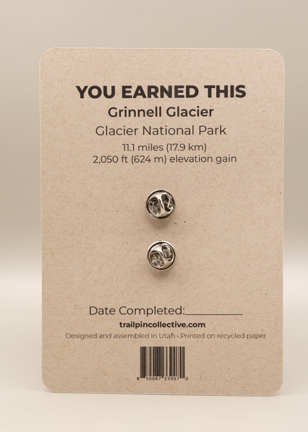 Grinnell Glacier Trail Pin