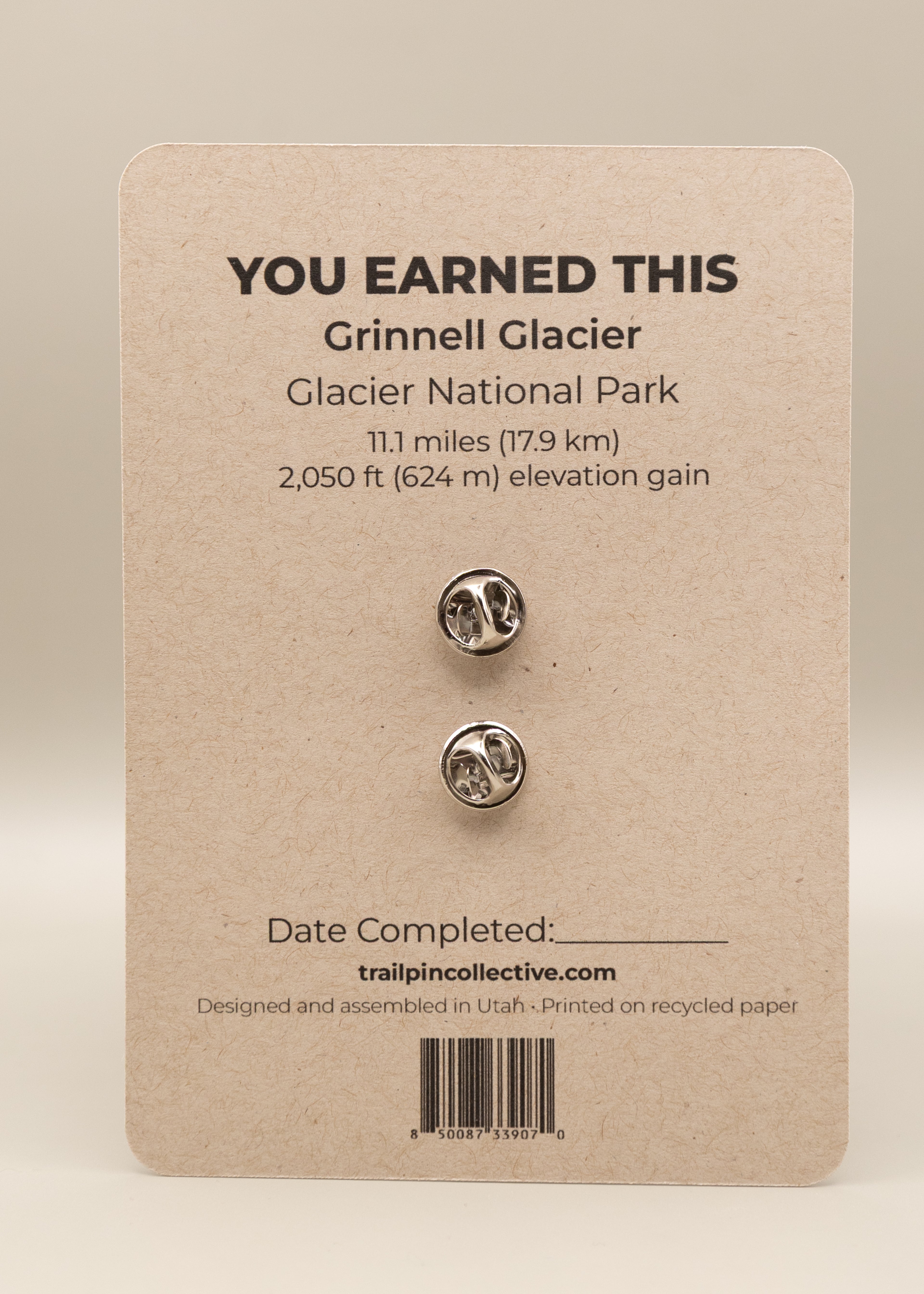 Grinnell Glacier Trail Pin