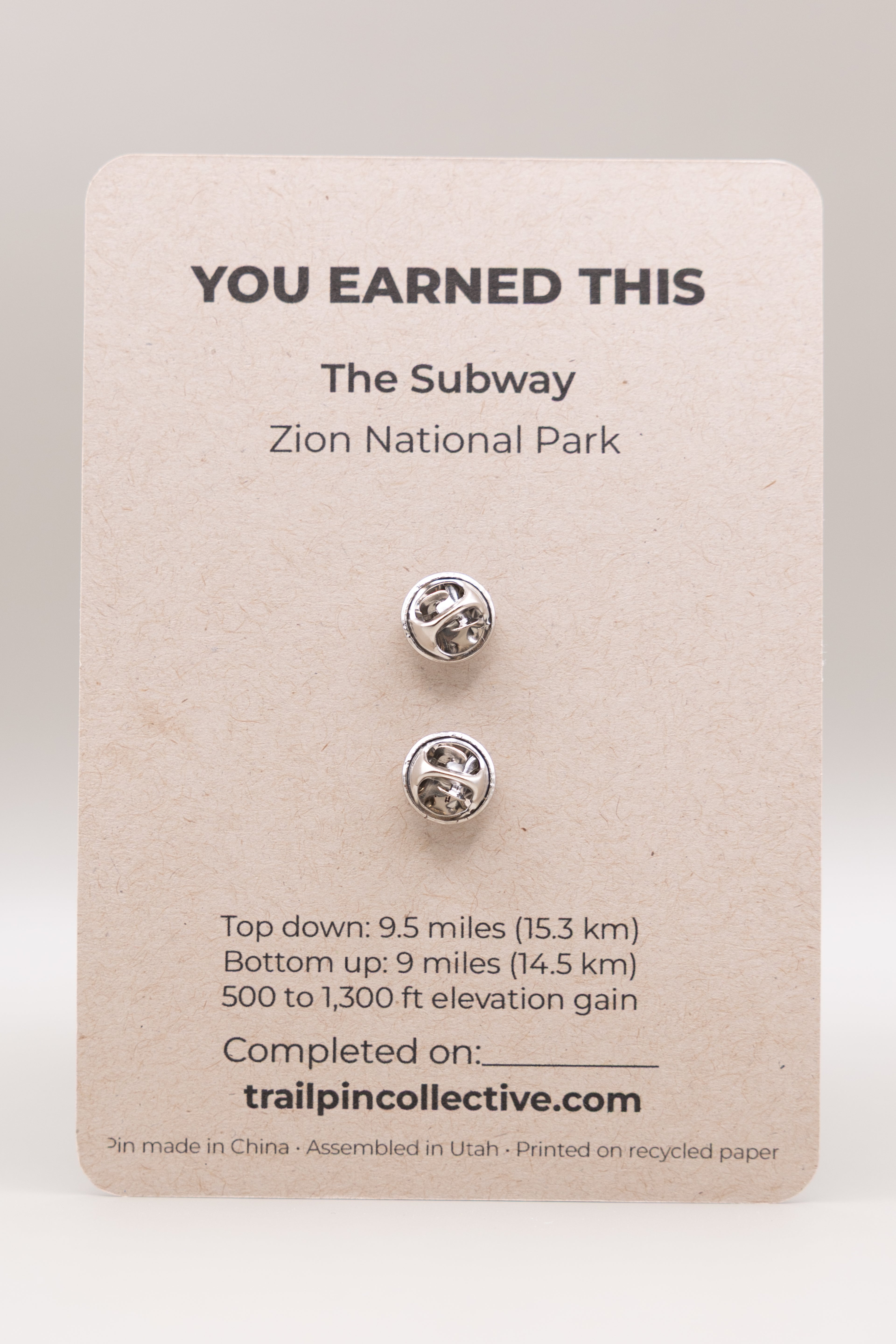 The Subway Trail Pin