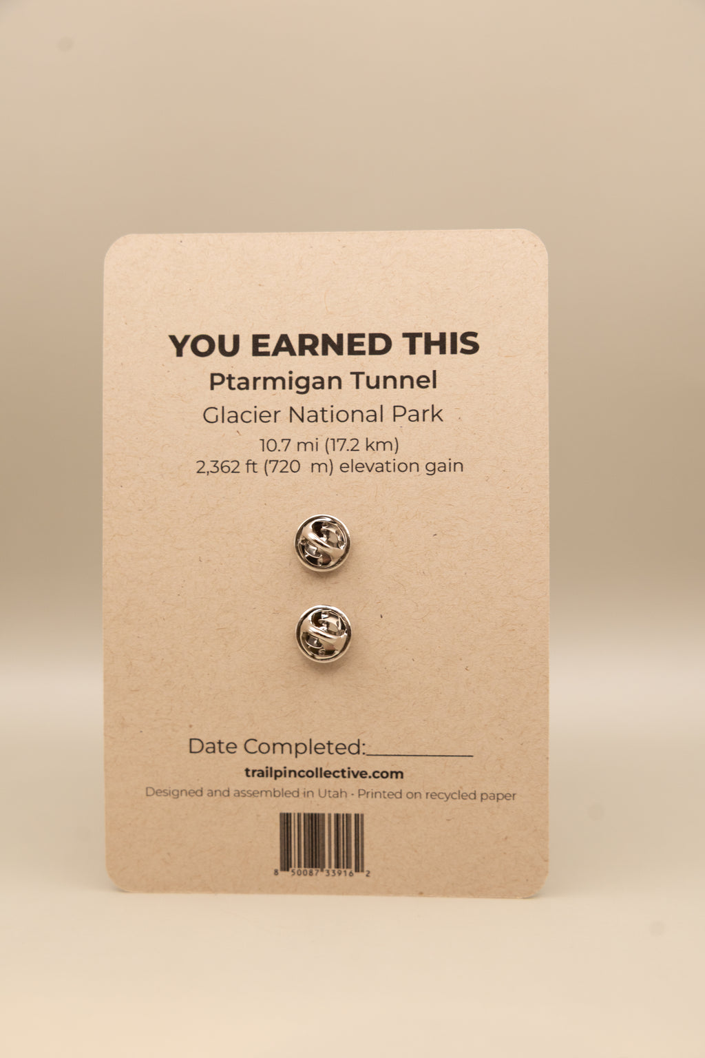 Ptarmigan Tunnel Trail Pin